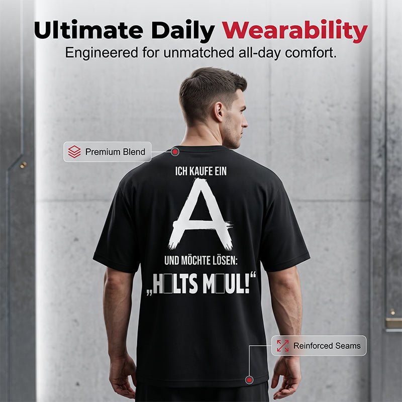 🎉 LIMITED TIME 50% OFF! 👕 Back-Print Street Tee – Urban Edge Statement ✨