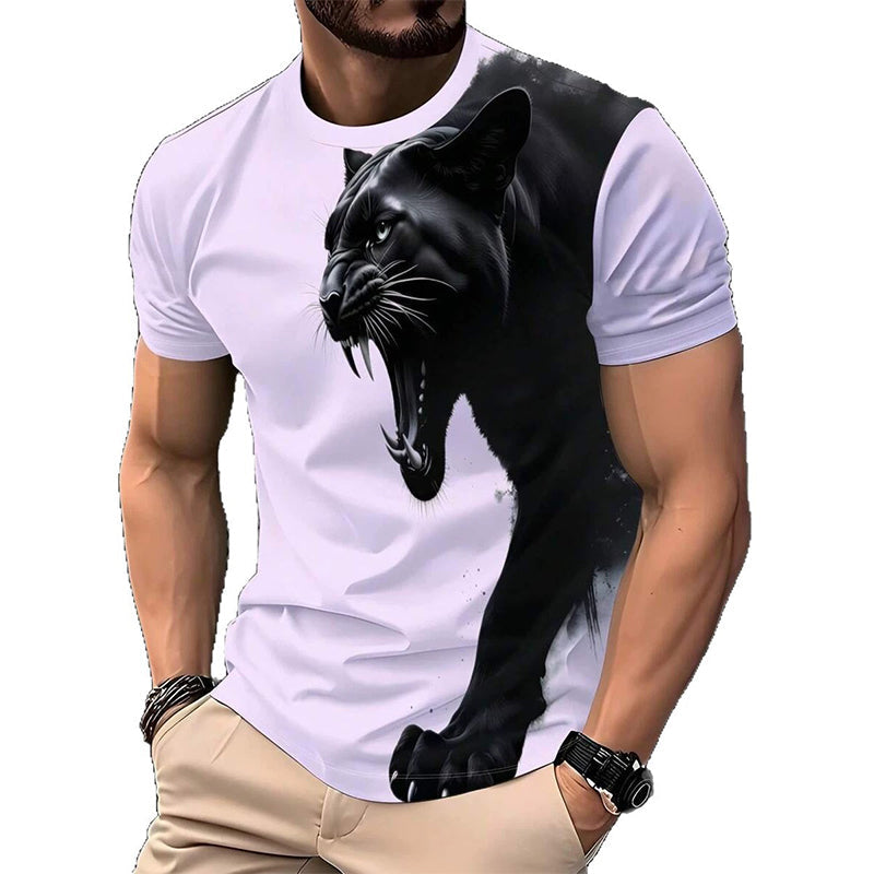 Heren Ademend Grafisch Bedrukt T-Shirt