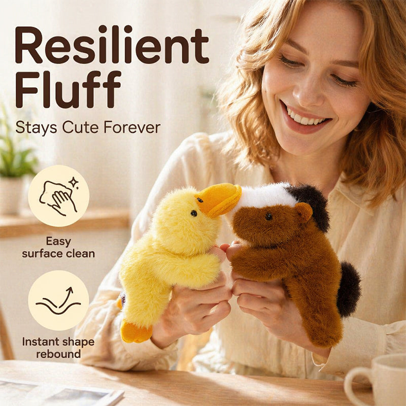 ❄️Zomerfresh 50% Korting!🧸Magnetisch Mini Knuffeltje – Fluweelzachte Pluche Dierenmagneet voor Koelkast, Bureau & Cadeau