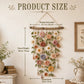 Boho Gehaakte Bloemenwanddecoratie — Handgemaakte Look, Sfeervolle Wandhanger