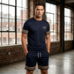 Heren zomer 2-delige casual set met T-shirt en shorts