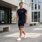 Heren zomer 2-delige casual set met T-shirt en shorts