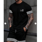 Heren zomer 2-delige casual set met T-shirt en shorts