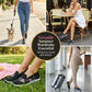 Dames instapschoenen met bloemenborduursel en mesh