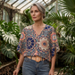 🔥Mandala Print Batwing Mouwen Top | Digitale Druk Vervaagt Niet | Relaxte & Ademende Pasvorm | Kreukvrij & Strijkvrij | Meerdere Kleuren S-2XL