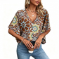 🔥Mandala Print Batwing Mouwen Top | Digitale Druk Vervaagt Niet | Relaxte & Ademende Pasvorm | Kreukvrij & Strijkvrij | Meerdere Kleuren S-2XL