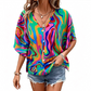 🔥Mandala Print Batwing Mouwen Top | Digitale Druk Vervaagt Niet | Relaxte & Ademende Pasvorm | Kreukvrij & Strijkvrij | Meerdere Kleuren S-2XL