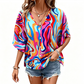 🔥Mandala Print Batwing Mouwen Top | Digitale Druk Vervaagt Niet | Relaxte & Ademende Pasvorm | Kreukvrij & Strijkvrij | Meerdere Kleuren S-2XL
