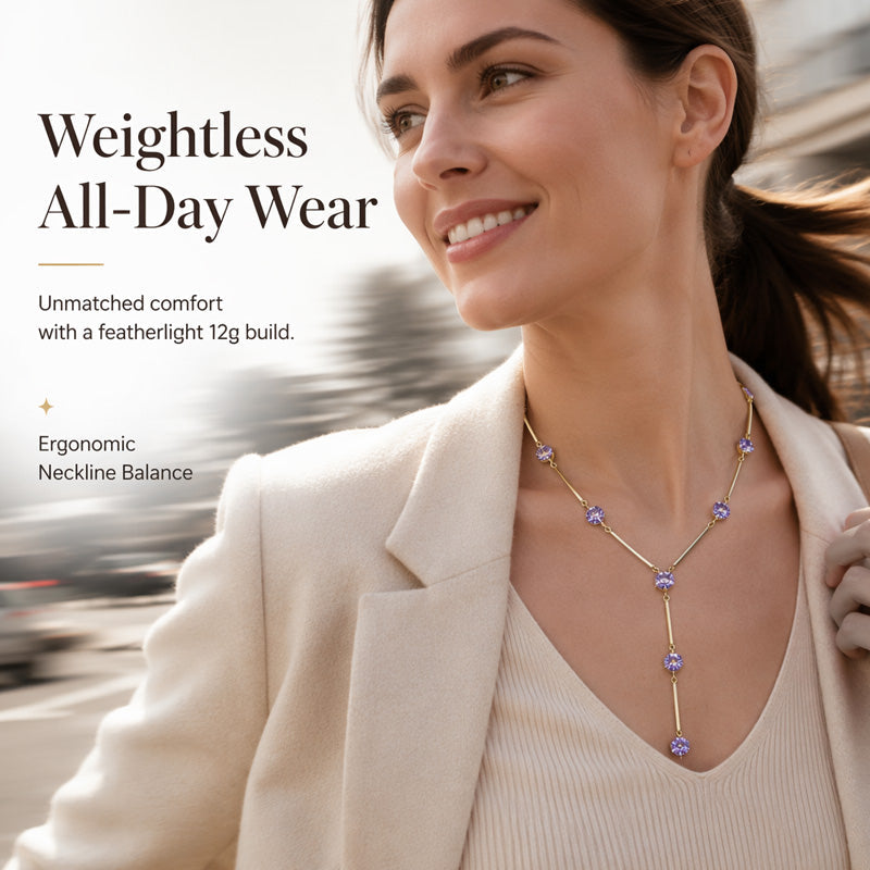 Dames Elegante Y-Vormige Druppel Ketting