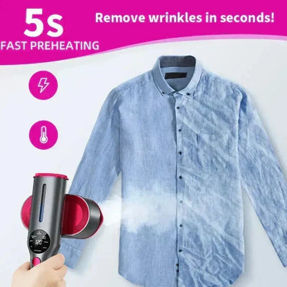 🥳2026 HETE UITVERKOOP💞MEER DAN 50.000 VERKOCHT!💥💨2-in-1 Stoomstrijkijzer & Stoomstrijker – doodt 99,99% van mijten en bacteriën. 5 seconden snel opwarmen, veilig voor zijde en katoen. Het onmisbare apparaat voor textielonderhoud. 🛡️🌿
