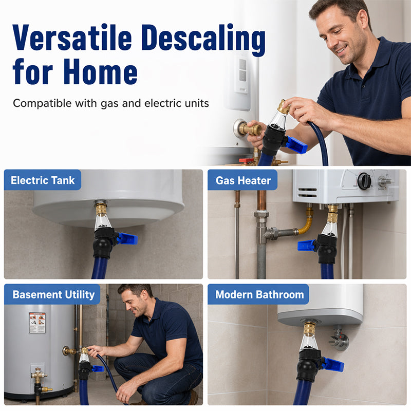 📢📢 50% KORTING!! 🔧💧🔧Ontkalkingsgereedschap voor boilers zonder demontage