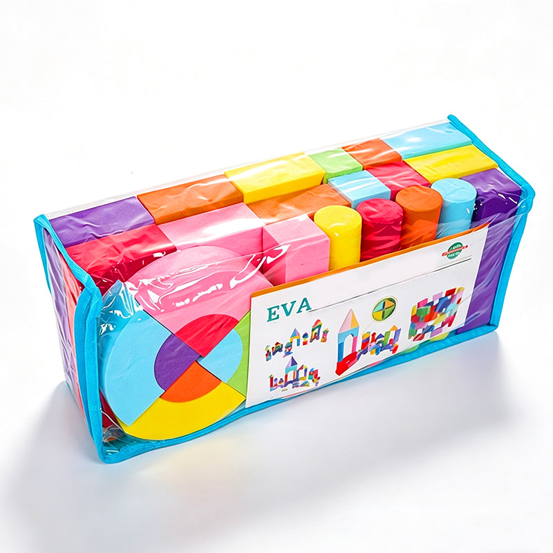 ⏳Tijdelijk 50% korting⏰Kinderen Zachte EVA Schuim Bouwblokken Set🏰
