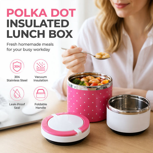 📢📢 50% KORTING! 🍱 Effen RVS geïsoleerde bentobox met handgreep – lekvrij, stapelbaar, houdt eten 1-2 uur op temperatuur, draagbaar en modern.