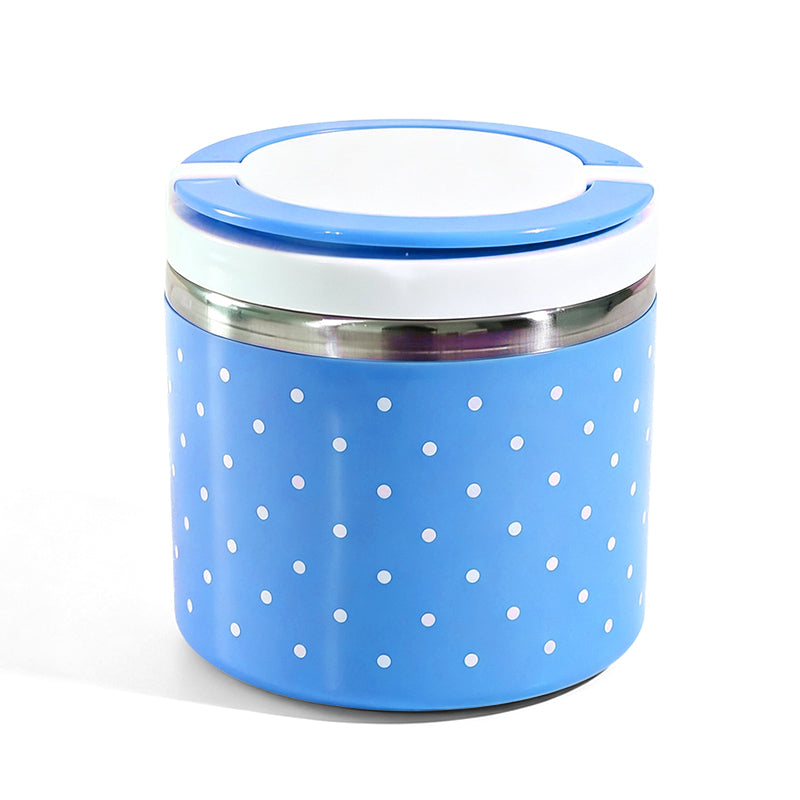 📢📢 50% KORTING! 🍱 Effen RVS geïsoleerde bentobox met handgreep – lekvrij, stapelbaar, houdt eten 1-2 uur op temperatuur, draagbaar en modern.