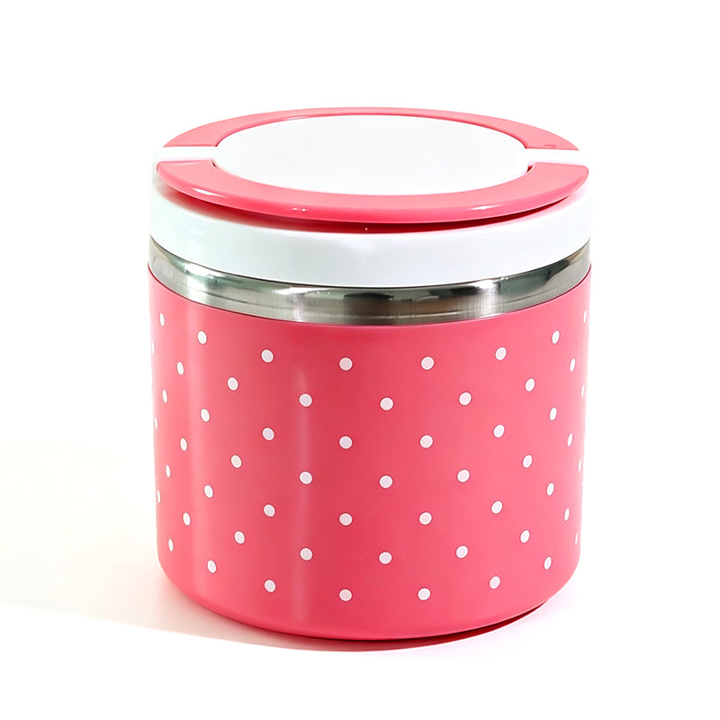 📢📢 50% KORTING! 🍱 Effen RVS geïsoleerde bentobox met handgreep – lekvrij, stapelbaar, houdt eten 1-2 uur op temperatuur, draagbaar en modern.