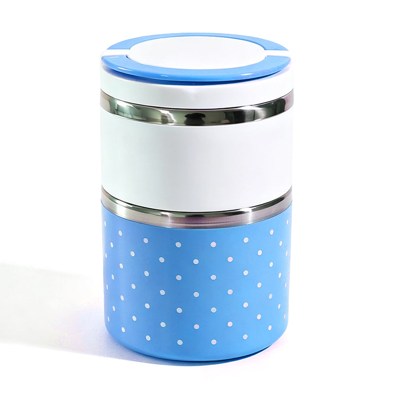 📢📢 50% KORTING! 🍱 Effen RVS geïsoleerde bentobox met handgreep – lekvrij, stapelbaar, houdt eten 1-2 uur op temperatuur, draagbaar en modern.