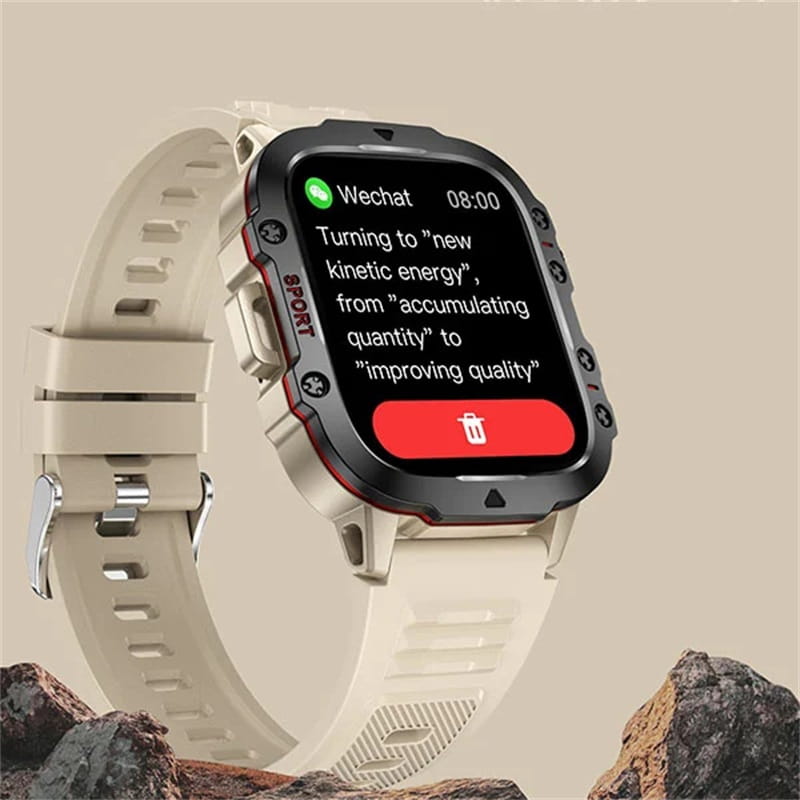 Robuust smartwatch voor buiten - 100+ sportmodi