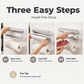 ⏳Time-Limited Special⏰3-in-1 Magnetic Kitchen Wrap Dispenser – Built-in Cutter Plastic Wrap Foil Dispenser with Paper Towel Holder, No Drilling Wall Mount Kitchen Organizer for Fridge & Cabinet