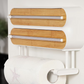 ⏳Time-Limited Special⏰3-in-1 Magnetic Kitchen Wrap Dispenser – Built-in Cutter Plastic Wrap Foil Dispenser with Paper Towel Holder, No Drilling Wall Mount Kitchen Organizer for Fridge & Cabinet