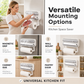 ⏳Time-Limited Special⏰3-in-1 Magnetic Kitchen Wrap Dispenser – Built-in Cutter Plastic Wrap Foil Dispenser with Paper Towel Holder, No Drilling Wall Mount Kitchen Organizer for Fridge & Cabinet