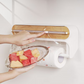 ⏳Time-Limited Special⏰3-in-1 Magnetic Kitchen Wrap Dispenser – Built-in Cutter Plastic Wrap Foil Dispenser with Paper Towel Holder, No Drilling Wall Mount Kitchen Organizer for Fridge & Cabinet