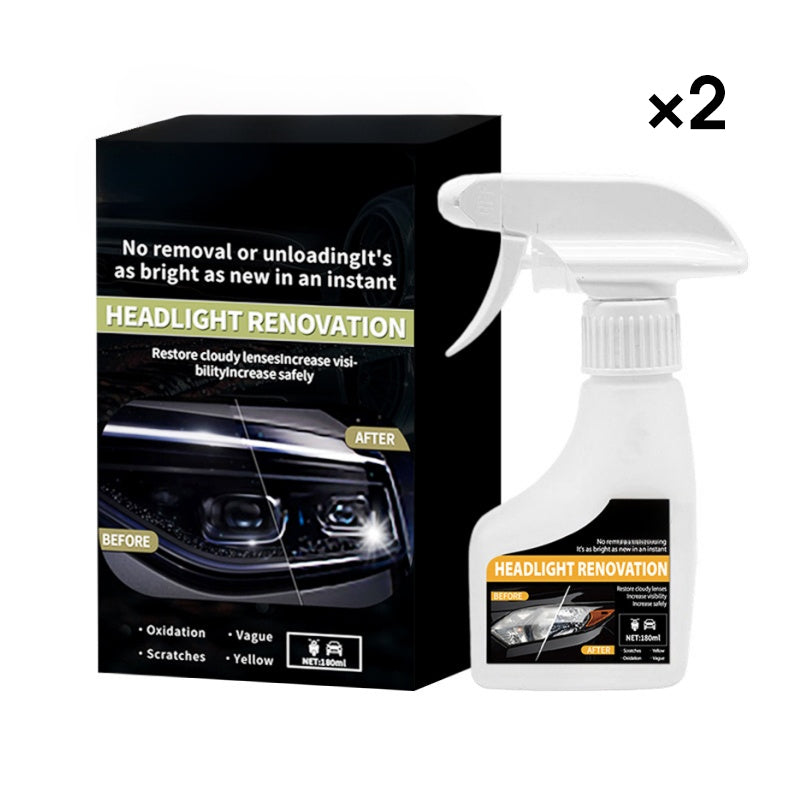 Koplampherstelspray voor auto's