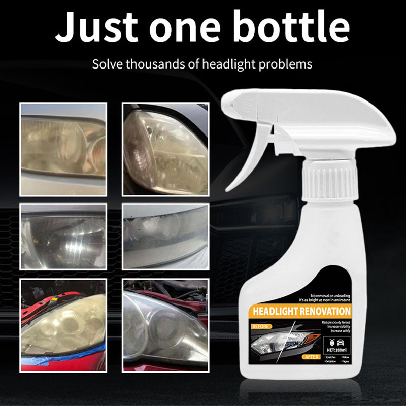 Koplampherstelspray voor auto's