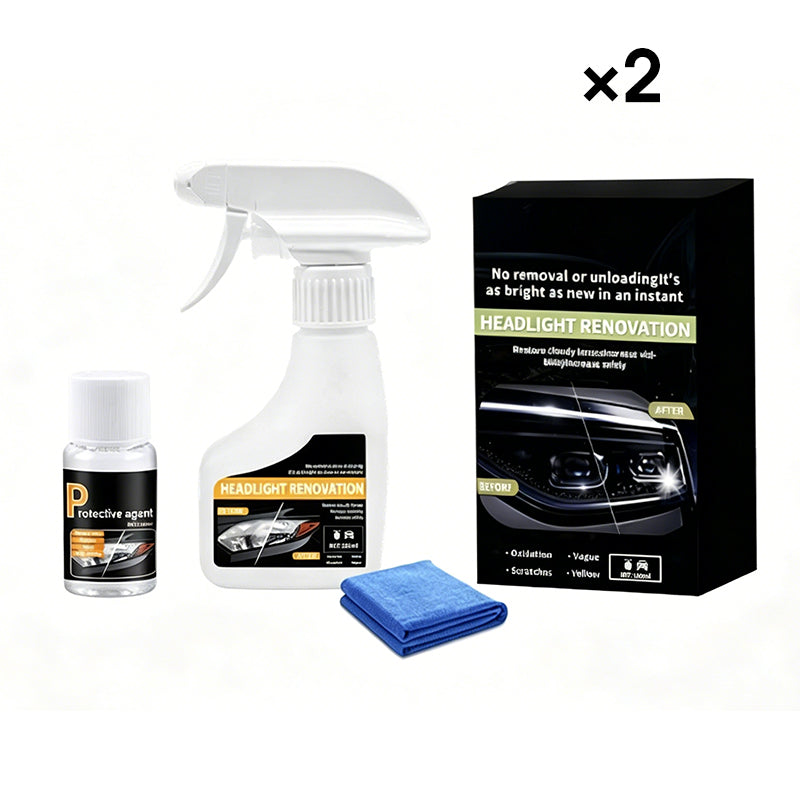 Koplampherstelspray voor auto's