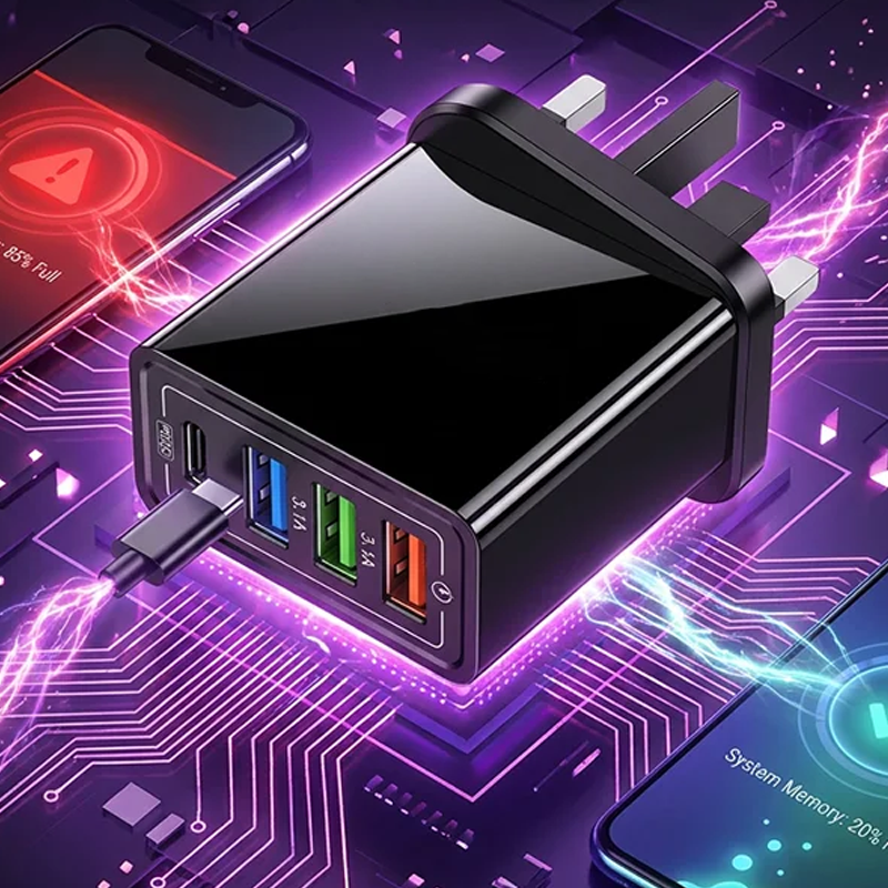 Universele 4-in-1 USB-voedingsadapter