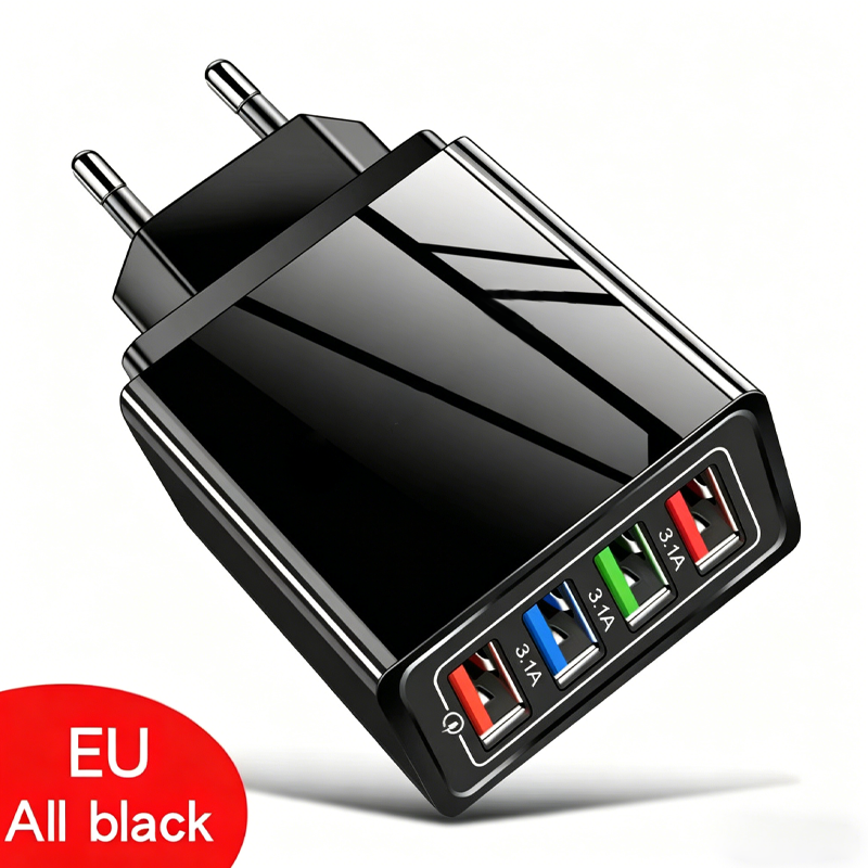 Universele 4-in-1 USB-voedingsadapter