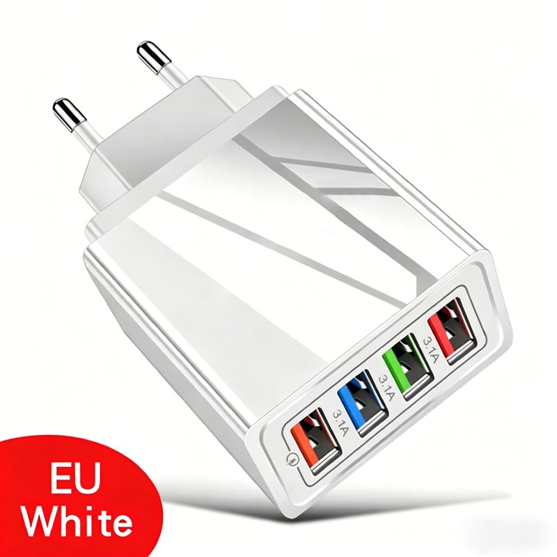 Universele 4-in-1 USB-voedingsadapter