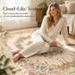Easy-Care Floral Area Rug