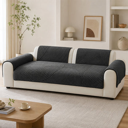 🛋️ Winterkussen van katoenfluweel, antislip, zachte bankhoes