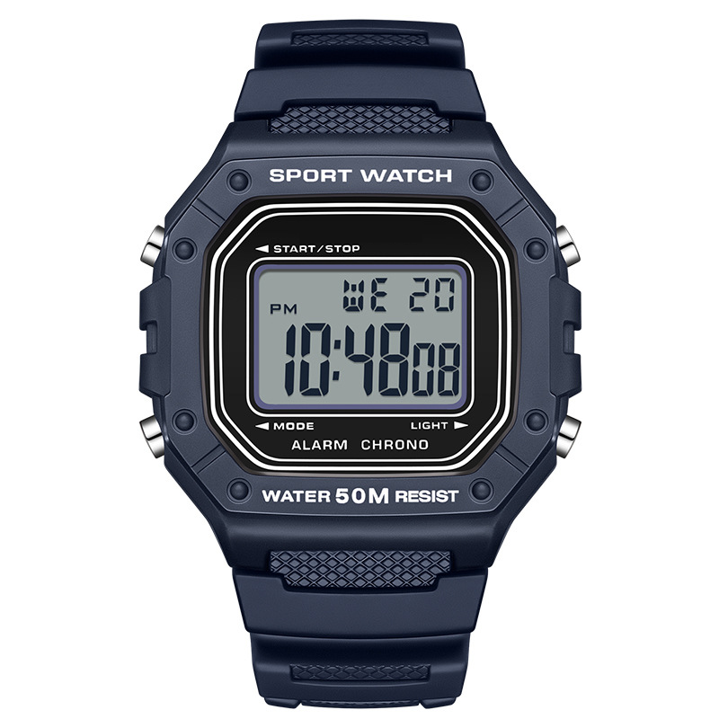 ⌚ 50% KORTING NU! 🌊 Digitaal Sporthorloge – 50M Waterdicht, LED Lichtgevend Display & Robuust Ontwerp 🏔️