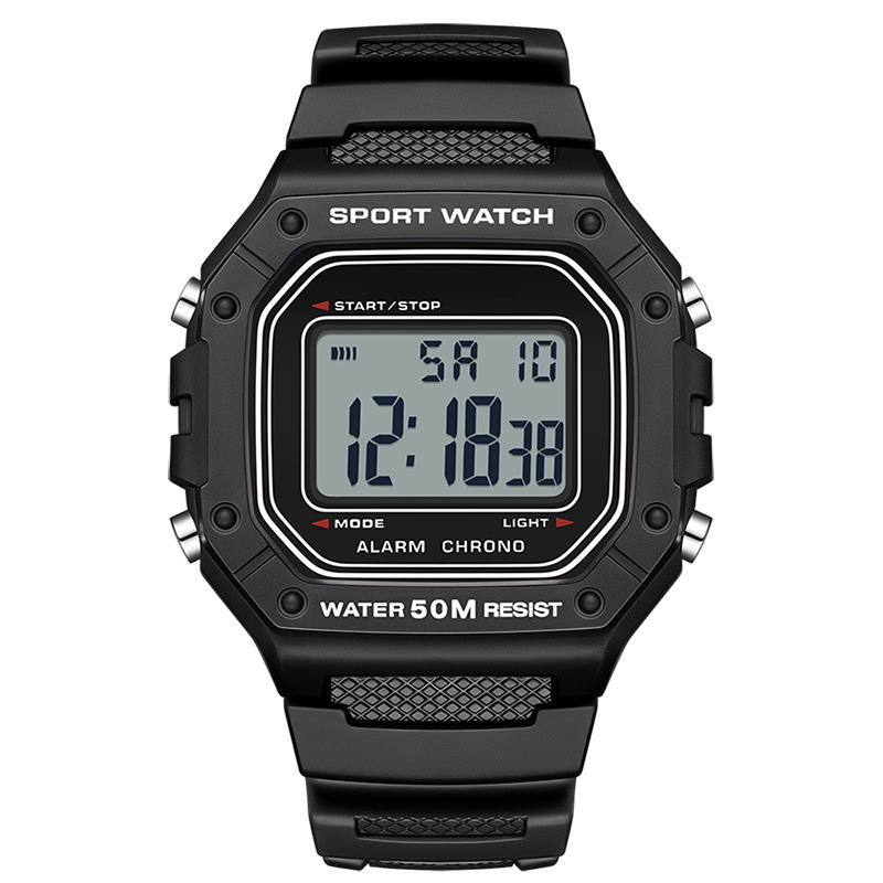 ⌚ 50% KORTING NU! 🌊 Digitaal Sporthorloge – 50M Waterdicht, LED Lichtgevend Display & Robuust Ontwerp 🏔️