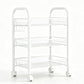 🎉 LIMITED TIME 50% OFF! 🛒 3/4-Tier Mobile Mesh Storage Utility Cart with Wheels – Space-Saving Metal Wire Rolling Cart 🏠