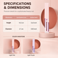 Portable Heated Eyelash Curler with LED Digital Display