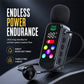 Bluetooth Karaoke Headset met Veilige Kraagveerclip