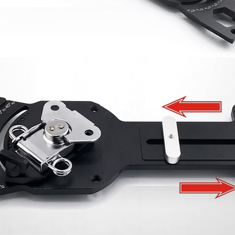 📐 Precisie-hoekgeleider voor railzagen