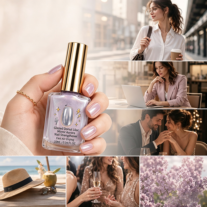 📢📢 50% KORTING!! ⏰ Sterke Nagels in Lila Glans: De Ultieme Nagelverharder! 💅✨