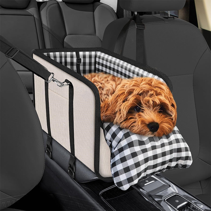 💥Tijdelijke aanbieding!🔥 Secure Travel Pet Booster – Draagbare autostoelverhoger voor honden, inclusief veiligheidsharnas. Zacht gewatteerde reismand voor kleine en middelgrote honden