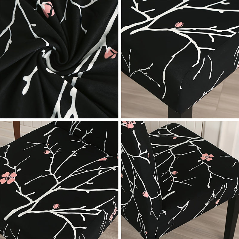 🛋️ Universele Stoelhoes met Print – Elastische Stof voor Rugleuning & Zitting | Wasbaar, Comfortabel & Ideaal voor Eetkamer en Woonkamer 🪑✨