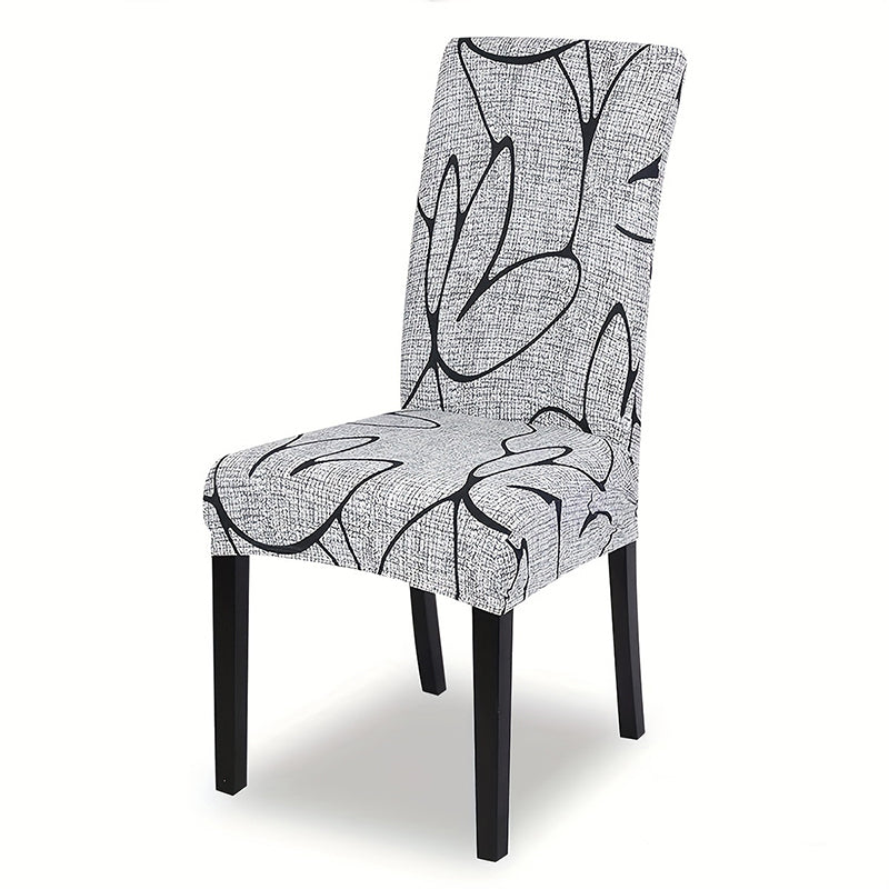 🛋️ Universele Stoelhoes met Print – Elastische Stof voor Rugleuning & Zitting | Wasbaar, Comfortabel & Ideaal voor Eetkamer en Woonkamer 🪑✨