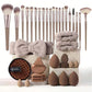Alles-in-één Make-up Kwast & Spons Set