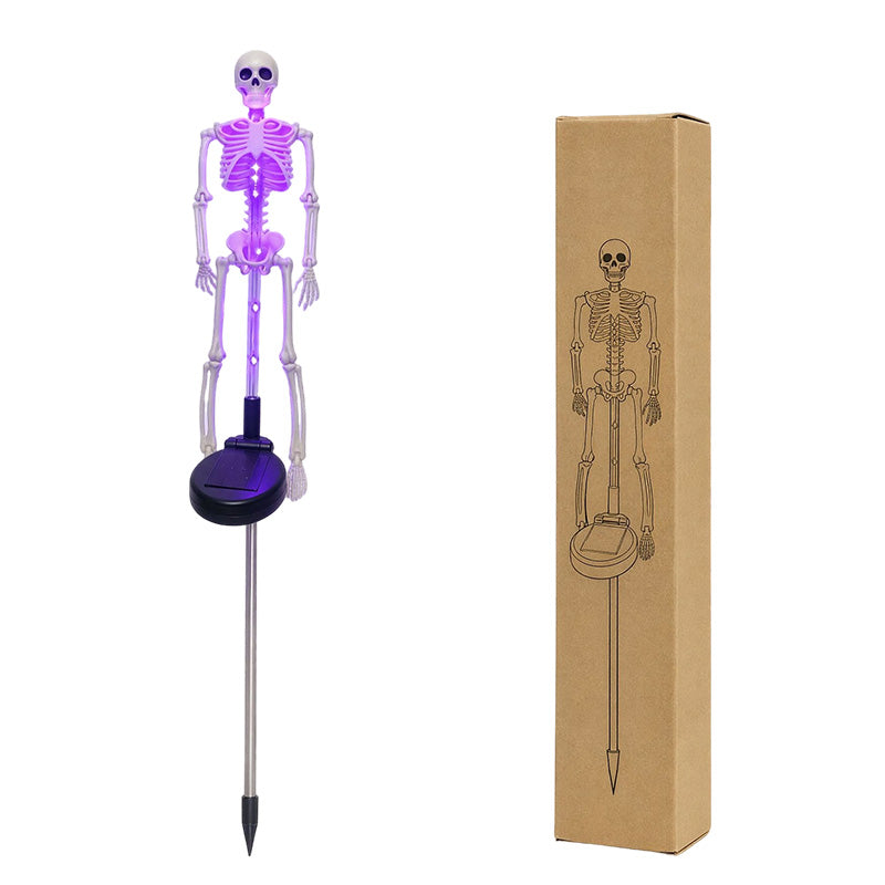 🎃 Vroege Halloween Aanbieding – 50% KORTING! 💀 Solar Skeletlampen voor de Tuin – Lichtgevende Halloween Decoratie Zonder Kabels ✨