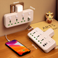 🔌  Stekker met Type-C oplaadpoort – 2 USB-poorten, nachtlampversie ✨