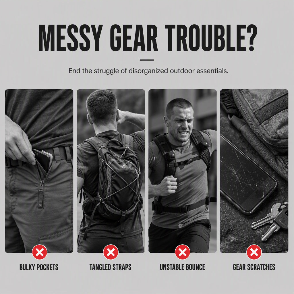 Tactische Chest Rig Tas voor Heren – Outdoor Fietsen