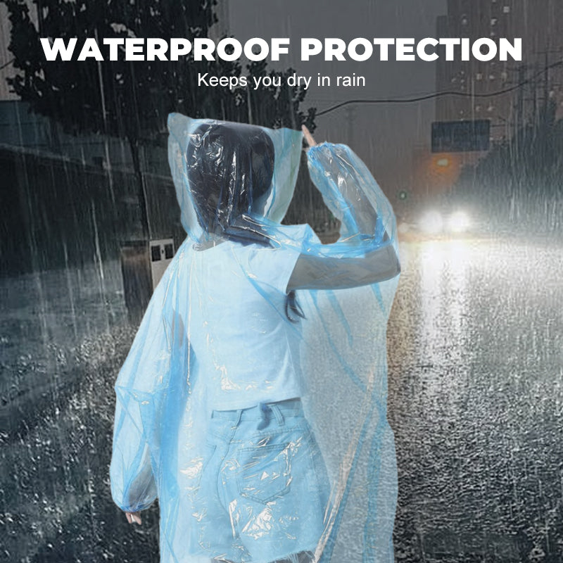 ☔ 1+2 GRATIS! Wegwerp regenjas – compact, opvouwbaar & licht. Past in elke tas – ideaal voor de natte Nederlandse zomer! 🌧️🎒
