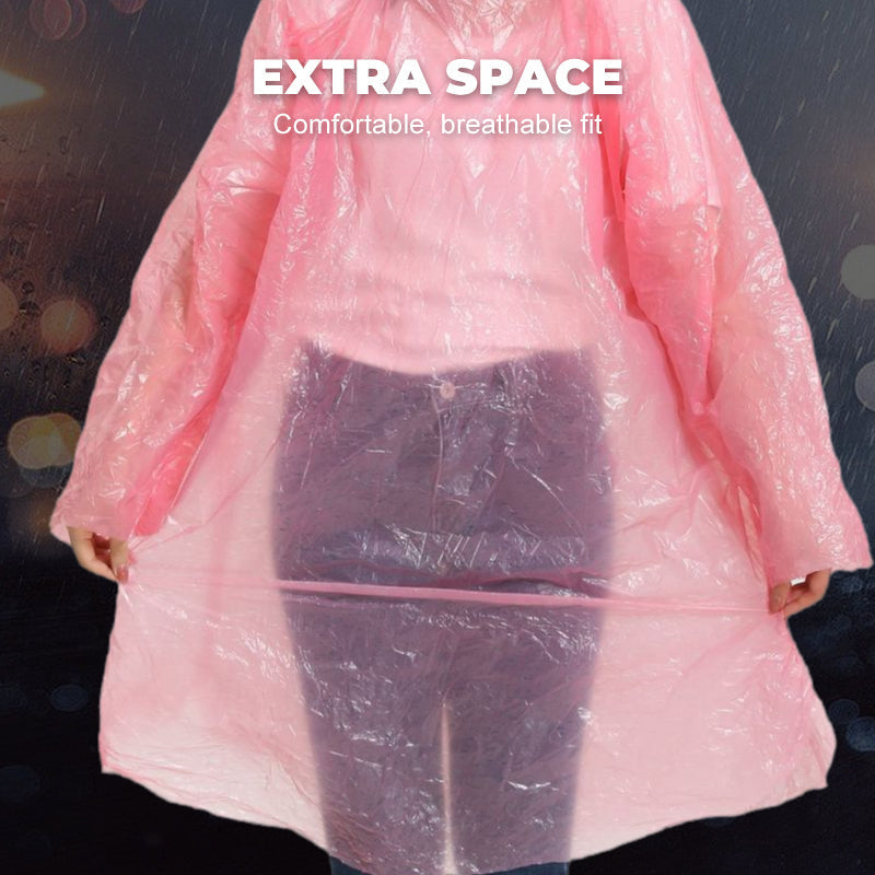 ☔ 1+2 GRATIS! Wegwerp regenjas – compact, opvouwbaar & licht. Past in elke tas – ideaal voor de natte Nederlandse zomer! 🌧️🎒