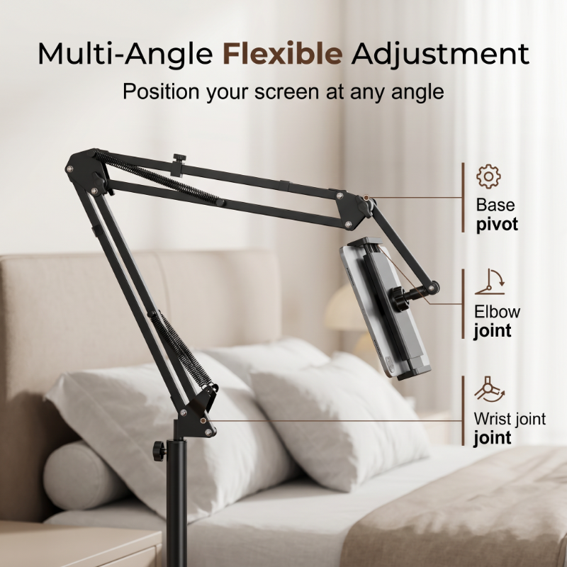 🛏️📱 50% KORTING! Magnetische Tabletstandaard voor Naast het Bed – Handsfree & Ruimtebesparend | Handig voor Bed & Nachtkastje